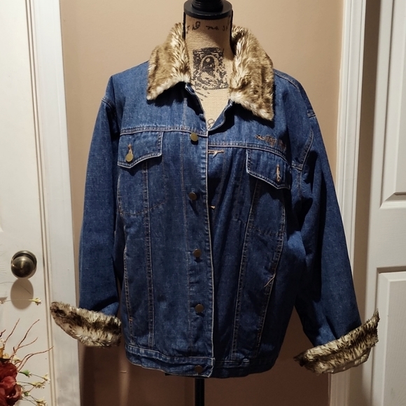 Big Dogs Jackets & Blazers - BIG DOGS Women's Jean Jacket